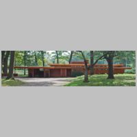 Melvyn Maxwell and Sara Stein Smith House (built 1949). Bloomfield Twp MI, photo Andrew Jameson, Wikipedia.JPG